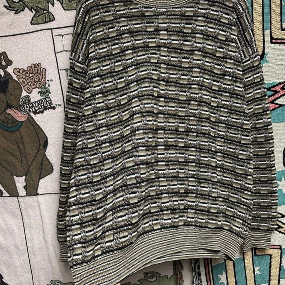 Vintage 90's 3D Knit Coogi Style Sweater - Picture 2 of 4